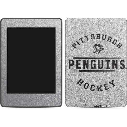NHL Pittsburgh Penguins Black Text Amazon Kindle Skin