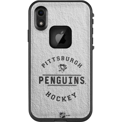 NHL Pittsburgh Penguins Black Text LifeProof Fre iPhone Skin