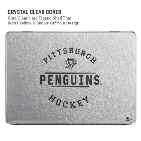 NHL Pittsburgh Penguins Black Text MacBook Air 13in M1 (2021) Case plus Skin