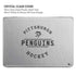 NHL Pittsburgh Penguins Black Text MacBook Air 13in M1 (2021) Case plus Skin