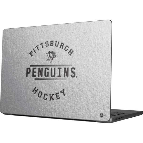 NHL Pittsburgh Penguins Black Text MacBook Pro 14in (2021-24) Skin