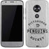 NHL Pittsburgh Penguins Black Text Moto E5 Play Skin