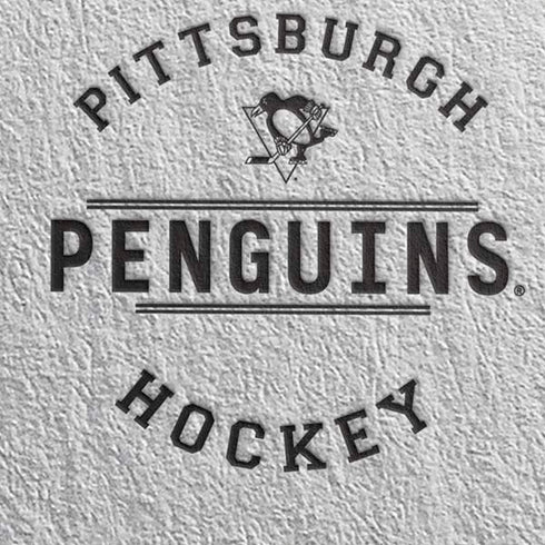 NHL Pittsburgh Penguins Black Text Moto E5 Play Skin