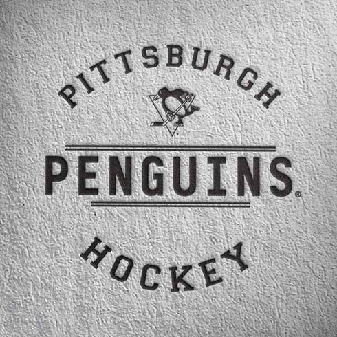 NHL Pittsburgh Penguins Black Text Moto G6 Skin