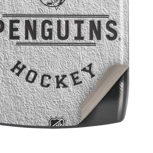 NHL Pittsburgh Penguins Black Text Motorola RAZR Skin