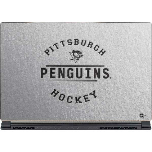 NHL Pittsburgh Penguins Black Text MSI GS65 Stealth Laptop Skin