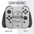 NHL Pittsburgh Penguins Black Text Nintendo Switch Bundle Skin
