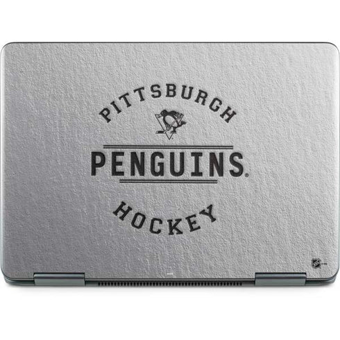 NHL Pittsburgh Penguins Black Text Notebook 9 Pro 13in (2017) Skin