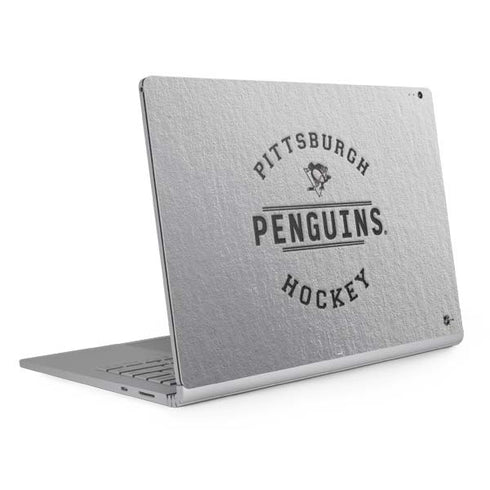 NHL Pittsburgh Penguins Black Text Surface Book 2 15in Skin
