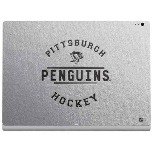 NHL Pittsburgh Penguins Black Text Surface Book 2 15in Skin