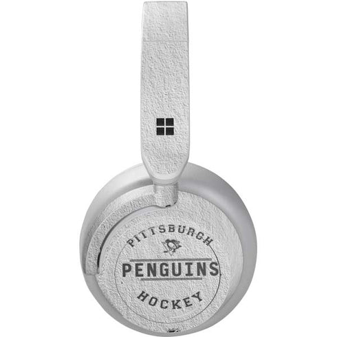NHL Pittsburgh Penguins Black Text Surface Headphones Skin