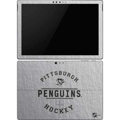 NHL Pittsburgh Penguins Black Text Surface Pro 6 Skin