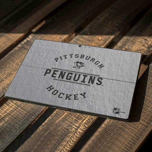NHL Pittsburgh Penguins Black Text Surface Pro 6 Skin