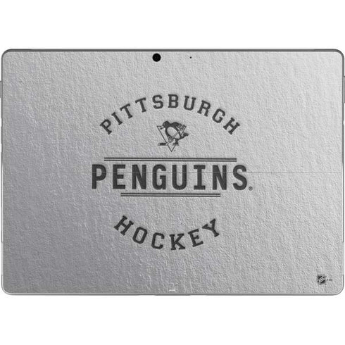 NHL Pittsburgh Penguins Black Text Surface Pro 9 Skin
