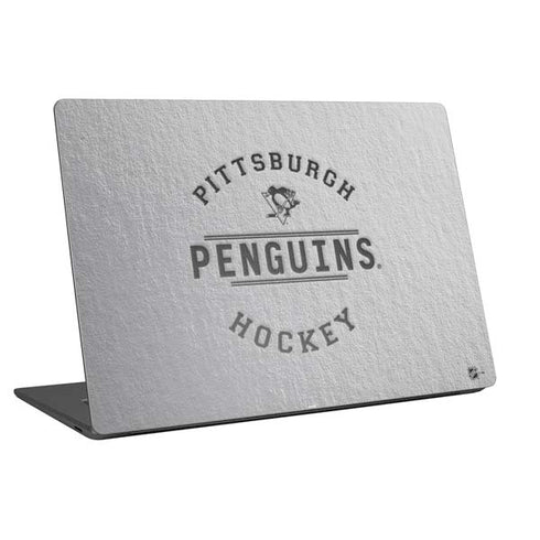 NHL Pittsburgh Penguins Black Text Universal Laptop 15in (12.2 x 8.8in) Skin