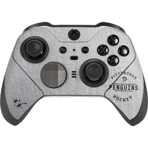 NHL Pittsburgh Penguins Black Text Xbox Elite Wireless Controller Series 2 Skin