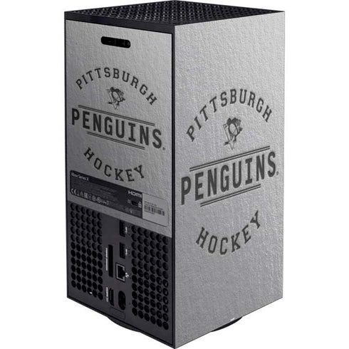NHL Pittsburgh Penguins Black Text Xbox Series X Bundle Skin