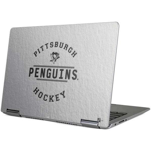 NHL Pittsburgh Penguins Black Text Yoga 710 14in Skin