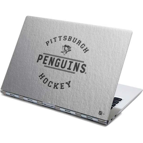 NHL Pittsburgh Penguins Black Text Yoga 910 2-in-1 14in Touch-Screen Skin