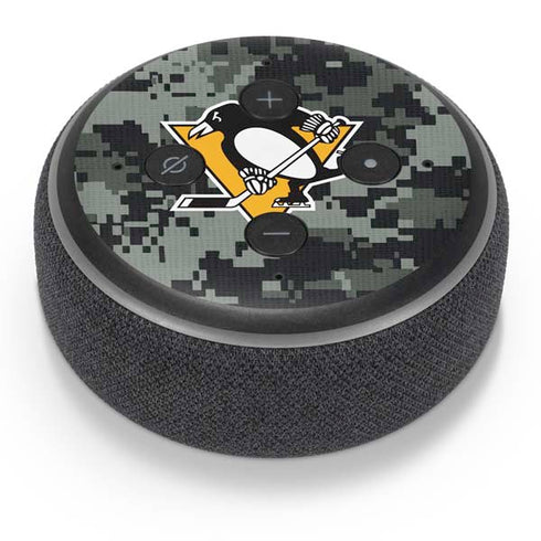 NHL Pittsburgh Penguins Camo Amazon Echo Dot Skin