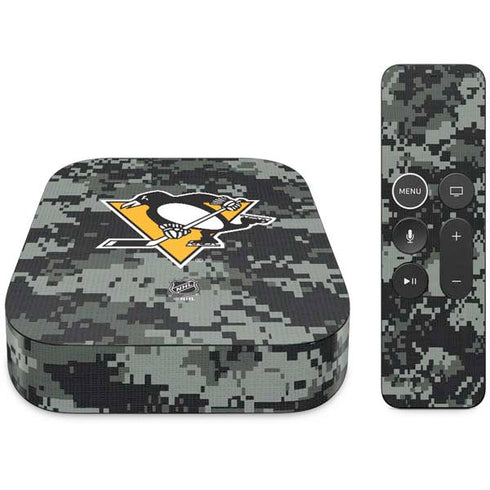 NHL Pittsburgh Penguins Camo Apple TV Skin