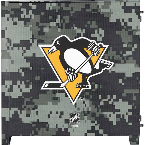 NHL Pittsburgh Penguins Camo Corsair 4000D Tempered Glass Mid-Tower ATX Case Skin
