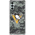 NHL Pittsburgh Penguins Camo Galaxy A13 5G Clear Case