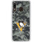 NHL Pittsburgh Penguins Camo Galaxy A20 Clear Case
