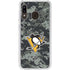 NHL Pittsburgh Penguins Camo Galaxy A20 Clear Case