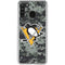 NHL Pittsburgh Penguins Camo Galaxy A21 Clear Case