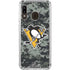 NHL Pittsburgh Penguins Camo Galaxy A30 Clear Case