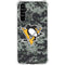 NHL Pittsburgh Penguins Camo Galaxy A54 5G Clear Case