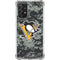 NHL Pittsburgh Penguins Camo Galaxy A72 5G Clear Case