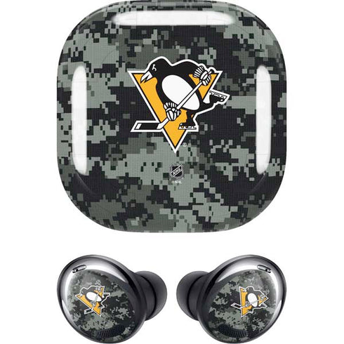 NHL Pittsburgh Penguins Camo Galaxy Buds Pro Skin
