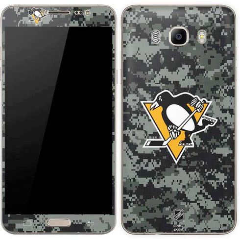 NHL Pittsburgh Penguins Camo Galaxy J7 Skin