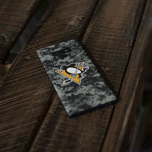 NHL Pittsburgh Penguins Camo Galaxy Note 9 Skin