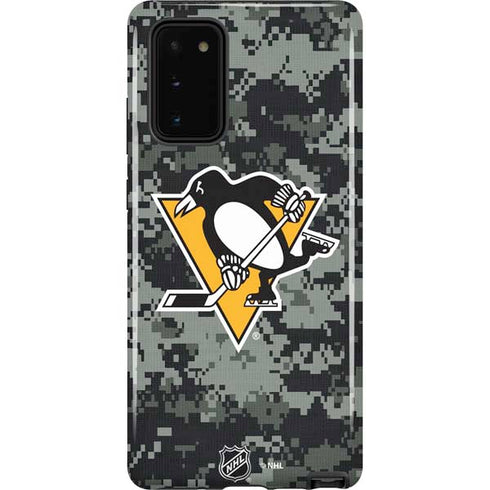 NHL Pittsburgh Penguins Camo Galaxy Note20 5G Pro Case