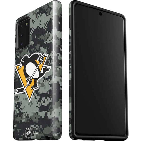 NHL Pittsburgh Penguins Camo Galaxy Note20 5G Pro Case