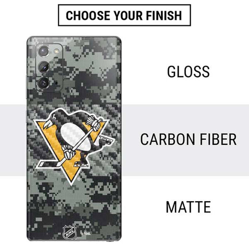 NHL Pittsburgh Penguins Camo Galaxy Note20 5G Skin