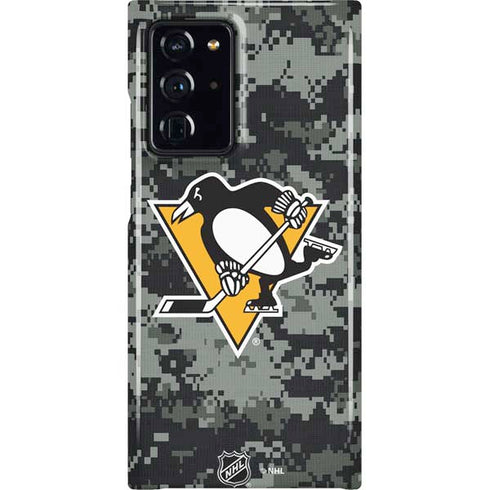 NHL Pittsburgh Penguins Camo Galaxy Note20 Ultra 5G Lite Case