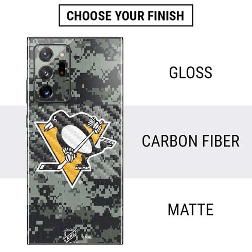 NHL Pittsburgh Penguins Camo Galaxy Note20 Ultra 5G Skin