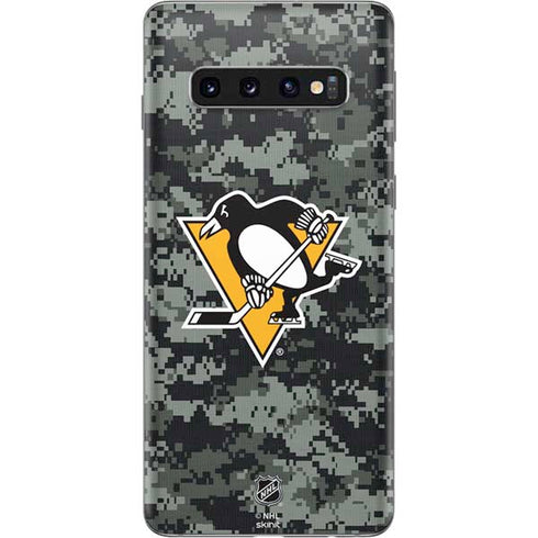 NHL Pittsburgh Penguins Camo Galaxy S10 Skin