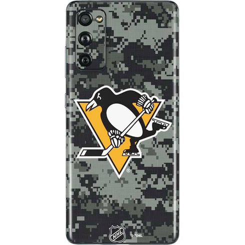 NHL Pittsburgh Penguins Camo Galaxy S20 Fan Edition Skin