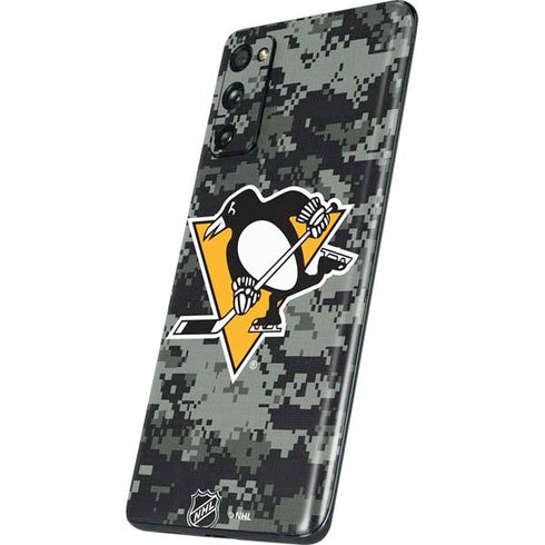 NHL Pittsburgh Penguins Camo Galaxy S20 Fan Edition Skin