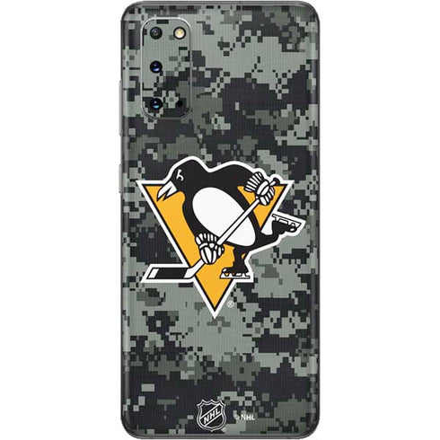 NHL Pittsburgh Penguins Camo Galaxy S20 Skin