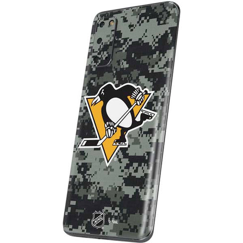NHL Pittsburgh Penguins Camo Galaxy S20 Skin