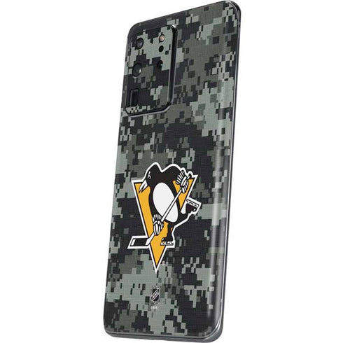 NHL Pittsburgh Penguins Camo Galaxy S20 Ultra 5G Skin