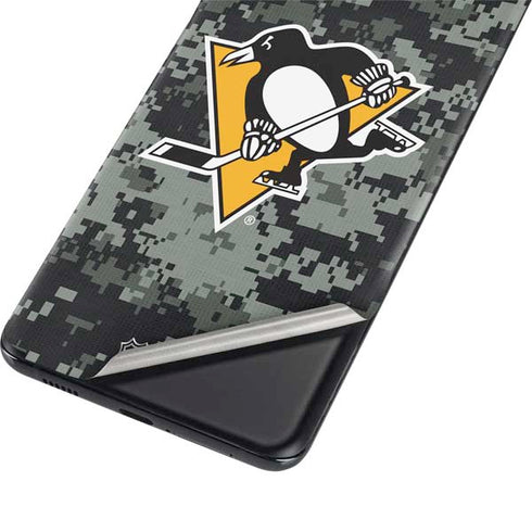 NHL Pittsburgh Penguins Camo Galaxy S21 Plus 5G Skin