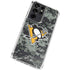 NHL Pittsburgh Penguins Camo Galaxy S21 Ultra 5G Clear Case