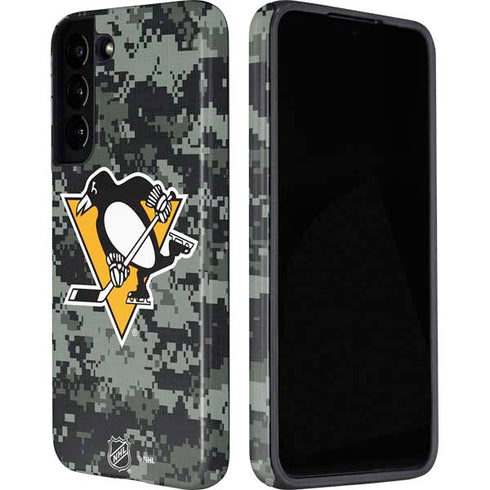 NHL Pittsburgh Penguins Camo Galaxy S22 Pro Case